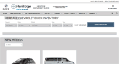 Desktop Screenshot of heritagechevrolet-buick.com